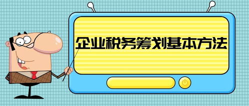 稅點點 稅務籌劃基本方法——投資咨詢